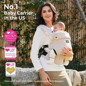 Momcozy PureHug Baby Carrier Made of 100% premium cotton for 7-45 lbs