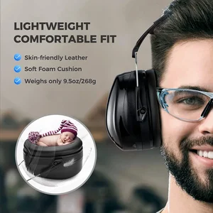 MPOW Earmuff Noise Reduction Safety Ear Muff with a Carrying Bag
