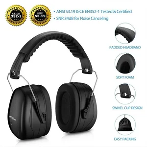 MPOW Earmuff Noise Reduction Safety Ear Muff with a Carrying Bag