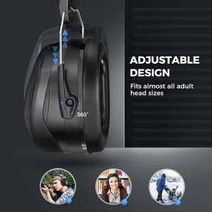 MPOW Earmuff Noise Reduction Safety Ear Muff with a Carrying Bag