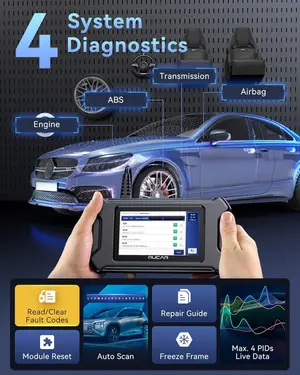 MUCAR OBD2 Scanner Diagnostic Tool CS90 with 28+ Reset Service, Engine Powertrain Car Scanner, ABS Code Reader, SRS Scan Tool