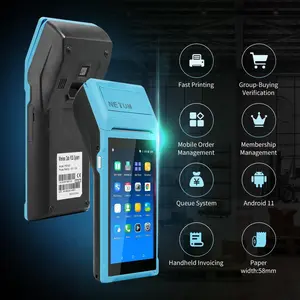 NETUM Handheld PDA Android 11.0 POS Terminal Receipt Printer