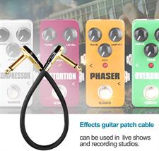 NUOSIYA 5pcs Music Cables Set,3.5mm to XLR Cable, 6.35mm Jack to XLR Cable,6.35mm 90° Effect Pedals Cables