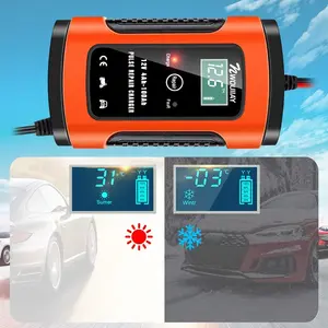 NWOUIIAY Smart Battery Charger 12V 4A for Car Bike 