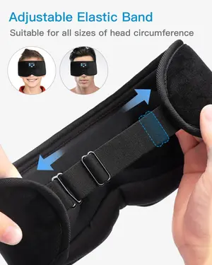 onaEz 3D Sleep Eye Mask Wireless Bluetooth Music Sleep Mask with Built-in Speaker & Microphone