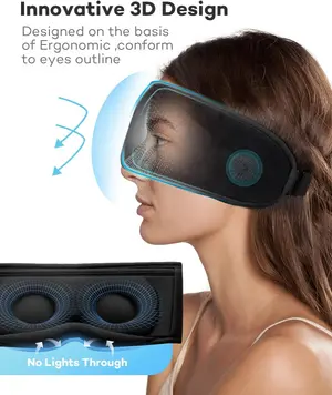 onaEz 3D Sleep Eye Mask Wireless Bluetooth Music Sleep Mask with Built-in Speaker & Microphone