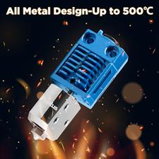 Phaetus Dragonfly 3D Printer Head HIC HF All Metal Hotend, Supporting 500℃ High Temperature and 36.5mm³/s High Flow Printing, Integral Welding Nozzle, Fit for Ender 3/3 V2/3 Pro/Ender 5 Series/CR 10 Series 3D Printer