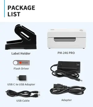 Phomemo Shipping Label Thermal Printer 4XL PM-246 Pro