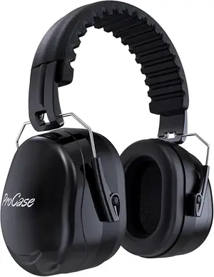 ProCase Noise Reduction Safety Ear Muffs Bundle with Hearing Protection Earmuffs Ear Defenders