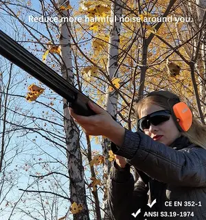 PROHEAR Shooting Earmuff Ear Protection Slim Passive Earmuffs 016 NRR 26dB