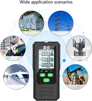 R&D INSTRUMENTS EMF Electromagnetic Radiation Field Detector Handheld Reader Tester