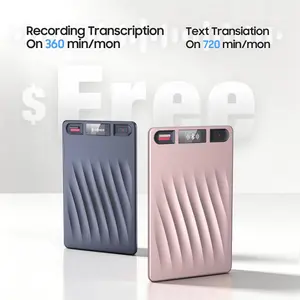 RECPOINT AI Voice Recorder Professional Voice Activated Recorder with AI Transcription & Summarize 64GB 