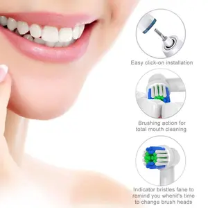 Replacement Toothbrush Heads Compatible with Oral-B 16 Pcs