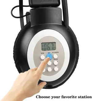 Retekess FM Radio Headphones Headset TR101 