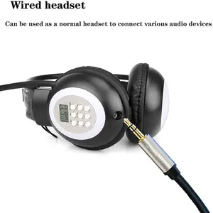 Retekess FM Radio Headphones Headset TR101 