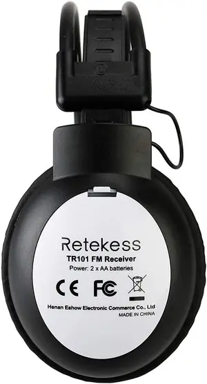Retekess FM Radio Headphones Headset TR101 