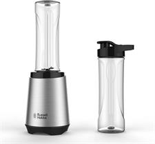 Russell Hobbs Mix&Go Steel Blender/Stand Mixer Smoothie Maker including 2 drinking bottles 600 ml