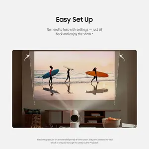 Samsung The Freestyle Smart Portable Projector 2nd Gen with Gaming Hub FHD HDR 30” 100”