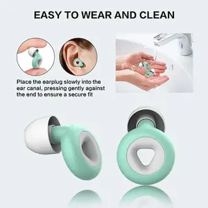 Ear Plugs High Fidelity Hearing Protection Noise Cancelling Shooting Range Earplugs Reusable and Washable Sleep, Music, Work, Concerts, Parties,Shooting 33dB