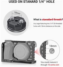 SMALLRIG Bolt-On Rosette Mount (M6 Thread) for Camera Cage and Shoulder Rig - SAP2804