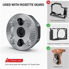SMALLRIG Bolt-On Rosette Mount (M6 Thread) for Camera Cage and Shoulder Rig - SAP2804