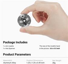 SMALLRIG Bolt-On Rosette Mount (M6 Thread) for Camera Cage and Shoulder Rig - SAP2804