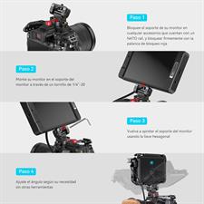 SMALLRIG Field Monitor Holder Mount with Quick Release NATO Clamp - 2100