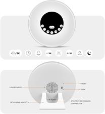 StillCool Wake Up Light Sunrise Alarm Clock for Kids, Sleep Aid, FM Radio, Snooze, Nightlight, Daylight, 12 Natural Sounds, 7 Colors