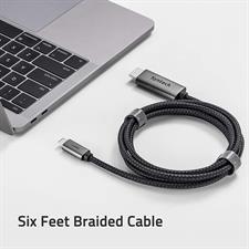 Syntech USB C to HDMI Cable (4k 30Hz) Thunderbolt 3 Compatible to HDMI Cable 6 feet