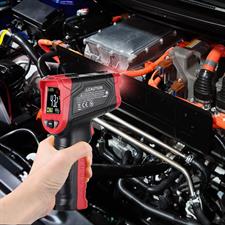 TASI Infrared Thermometer, TA601C Non-Contact Digital Laser Thermometer InfraredGun Range LCD Backlit