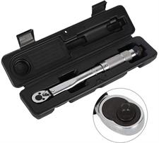 1/4 inch automatic torque wrench, adjustable from 5 to 25 Nm