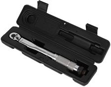 1/4 inch automatic torque wrench, adjustable from 5 to 25 Nm