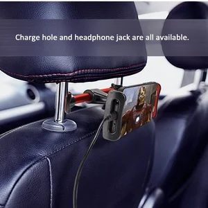 Tryone Car Headrest Mount Holder compatible with and Tablets and Smartphones 4.5" to 11" inch Displays Screens