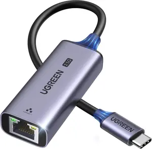 UGREEN USB C to Ethernet Adapter 2.5G Aluminum LAN RJ45 Adapter for Laptop