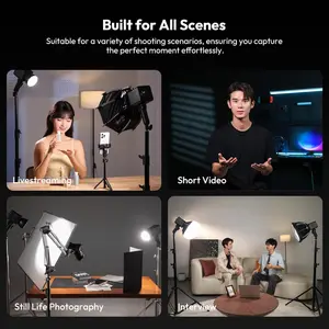 Ulanzi Portable RGB COB Photography Video Light 2700K-6500K CRI95+ CCT Full Color 