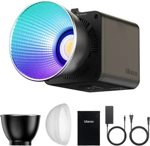 Ulanzi Portable RGB COB Photography Video Light 2700K-6500K CRI95+ CCT Full Color 