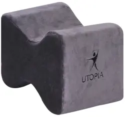 Utopia Knee Pillow Orthopedic Contoured Memory Foam  for Sciatic Back Pain 