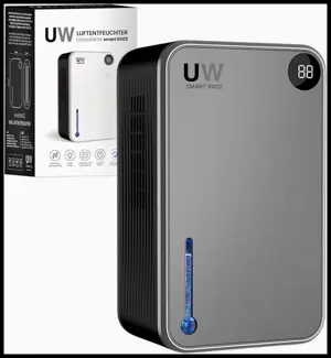 UW Dehumidifier 2.4 Liters With Humidity Display 750ml/Day 