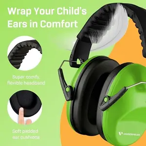 Vanderfields Kids Earmuffs Noise Cancelling Headphones for Kids Age 3-16 Year Old - 26dB SNR