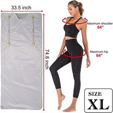 VANELL Far Infrared Sauna Detox Blanket (75"X33"- White)