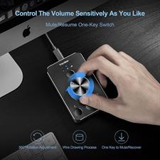 VAYDEER Multimedia Controller Volume Control Knob with One-Click Mute Function and 3 Volume Control Modes