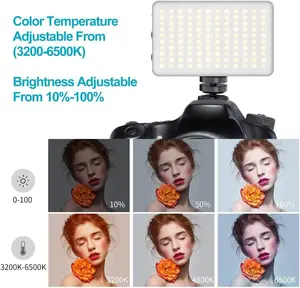 VIJIM LED Video Light Rechargeable LED Photography Camera Lighting VL120