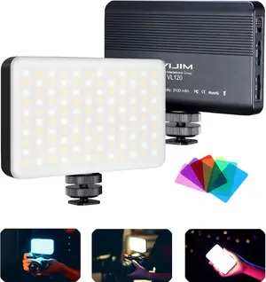 VIJIM LED Video Light Rechargeable LED Photography Camera Lighting VL120