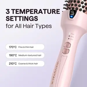 Wavytalk Thermal Brush 1.5 Inch Negative Ion Thermal Round Brush lonic Frizz Reduction
