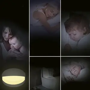 White Noise Machine Baby Sleep Sound Machine with Night Light 20 Music USB Rechargeable 