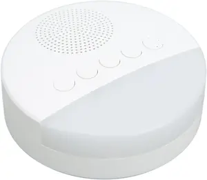 White Noise Machine Baby Sleep Sound Machine with Night Light 20 Music USB Rechargeable 
