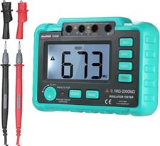 WinsPEAK VC60B+ LCD Digital Insulation Resistance Tester Megohm Meter Megohmmeter DC250V/500V/1000V AC750V