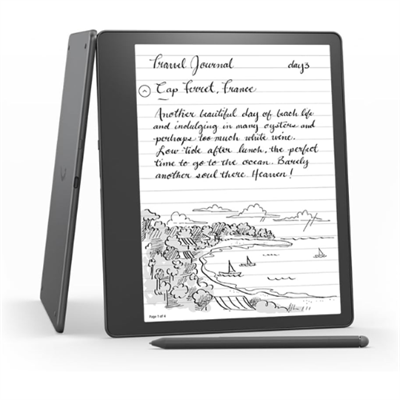 Amazon Kindle Scribe (32 GB) - 10.2” 300 ppi Paperwhite display, a Kindle and a notebook all in one, convert notes to text and share, includes Premium Pen