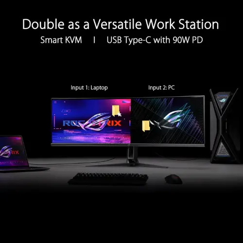 ASUS ROG Swift OLED PG49WCD 49-inch DQHD 144Hz 0.03ms Gaming Monitor