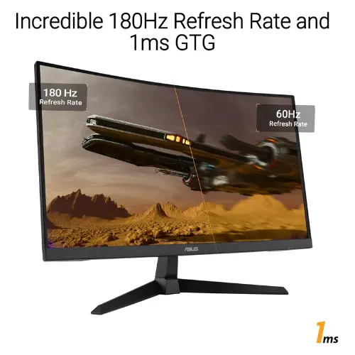 ASUS TUF Gaming VG27VQ3B 27-inch FHD 180Hz 1ms Curved Gaming Monitor